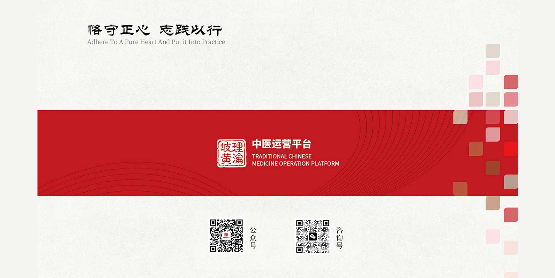 扫码查看理瀹岐黄公众号+咨询号